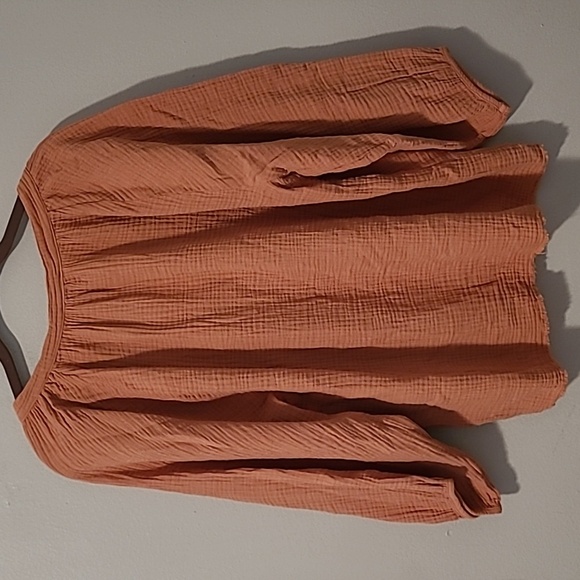 Nation LTD Mimi Romance Tee Gauzy Cotton Women's Large Bisou Boho Blouse Top NEW - Picture 8 of 11